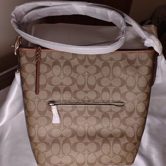 Coach Val Duffle in Signature Canvas with Stripe - Picture 2 of 3